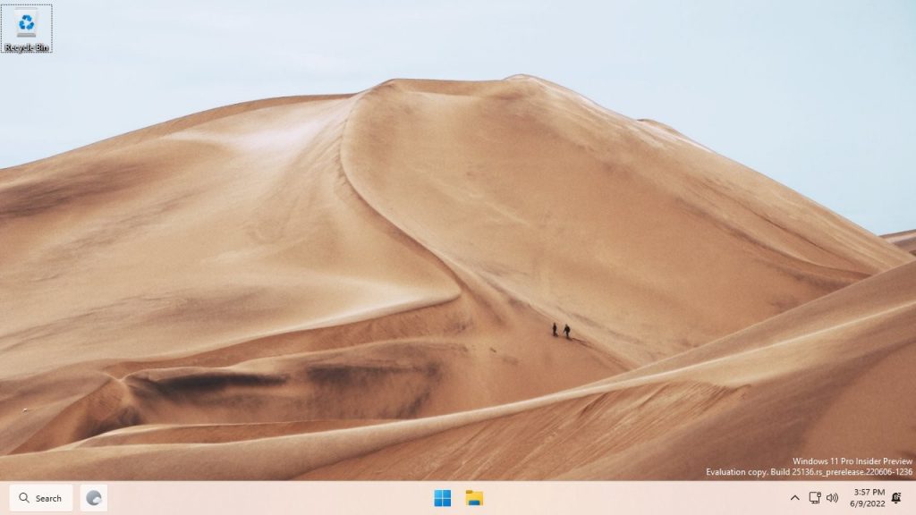 microsoft windows 11de bir degisiklik daha yapiyor bu sefer basrolde arama cubugu var vmfaljQf