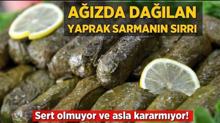 agizda dagilan yaprak sarma boyle pisirilir sert olmuyor ve asla ustu kararmiyor 95adf709aeb2bff32767257a3f6383d6