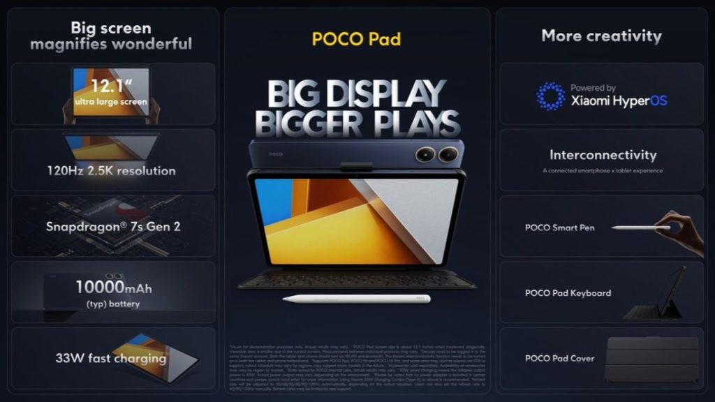Poco Pad, 12.1 inç 120Hz LCD ekran ve Snapdragon 7s Gen 2 ile tanıtıldı 7 poco pad 121 inc 120hz lcd ekran ve snapdragon 7s gen 2 ile tanitildi DW2ZgA2y